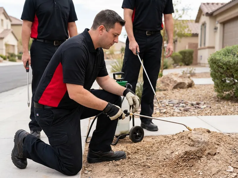 Fire Ant and Harvester Ant Mound Elimination Protocol in Las Vegas, NV