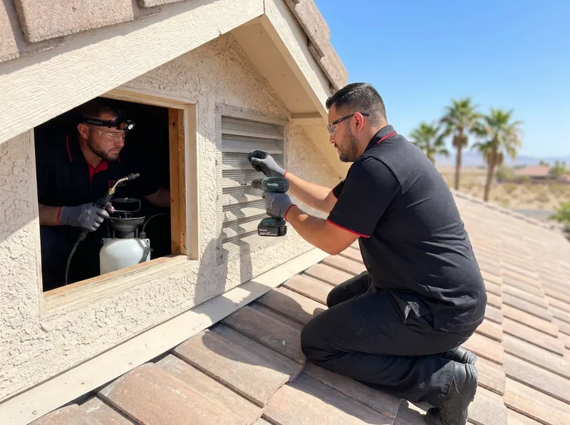 Roof Rat Structural Exclusion and Attic Decontamination in Las Vegas, NV